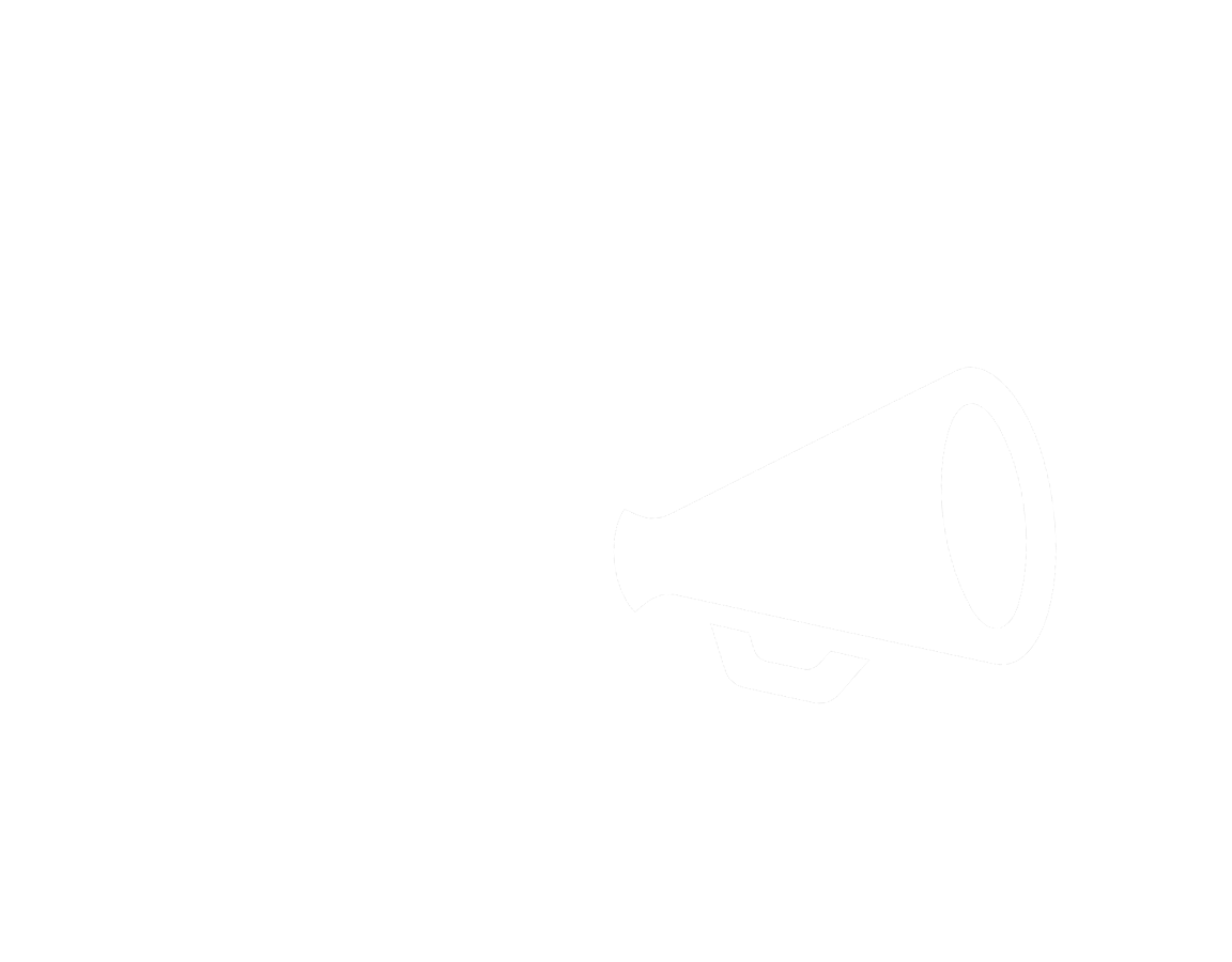 Application Logo with a megaphone